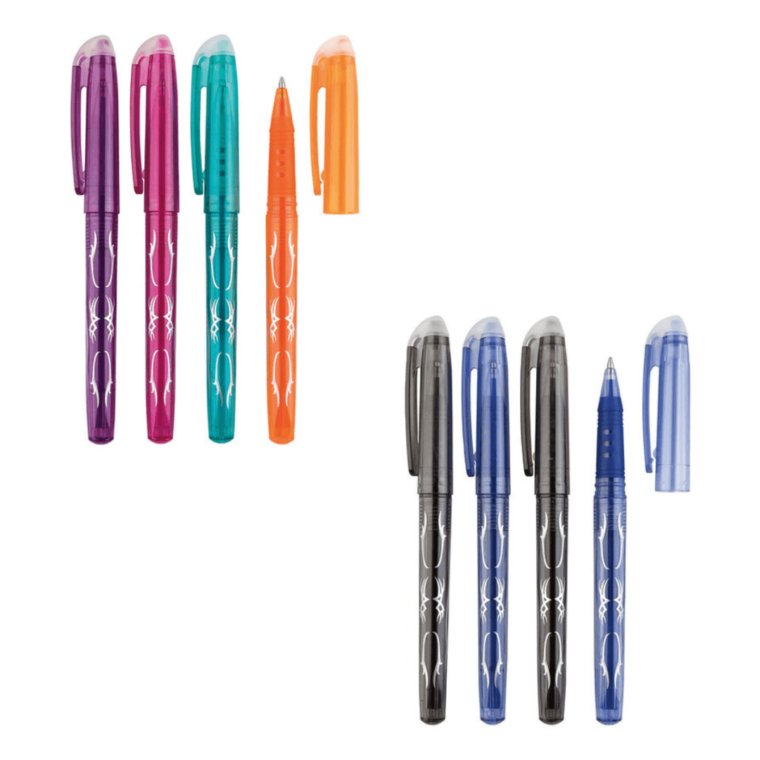 UNITED OFFICE® 4 Erasable Rollerball Pens - EUROPEAN HOUSE HOLD