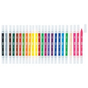 UNITED OFFICE® Double Tip Markers 24 Pieces - EUROPEAN HOUSE HOLD