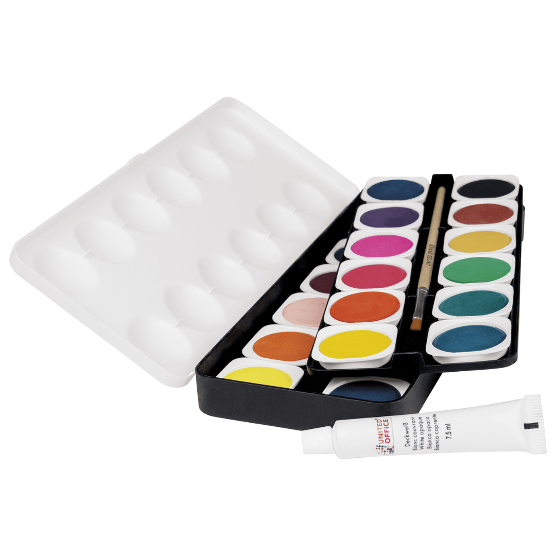 UNITED OFFICE® Watercolors - EUROPEAN HOUSE HOLD