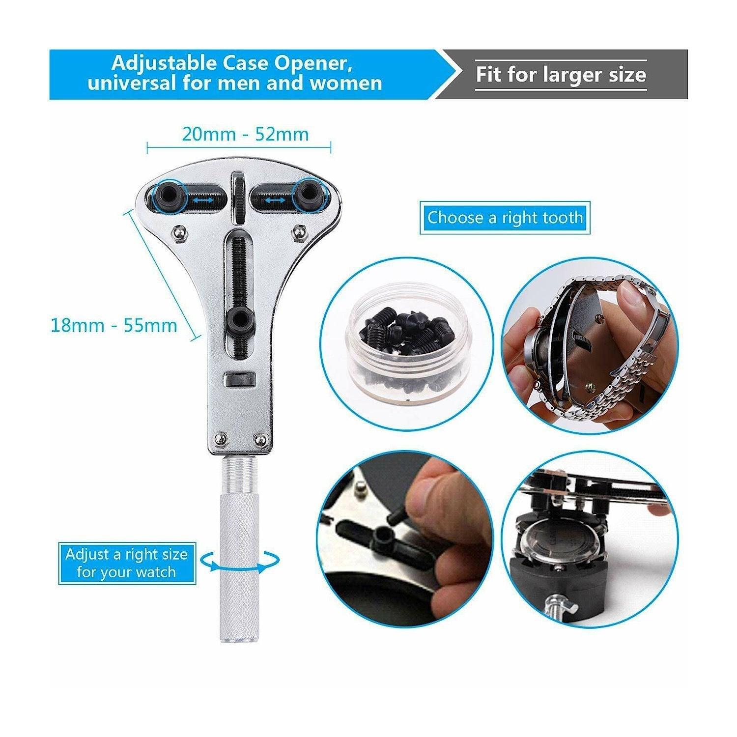 VASTAR 151 PCS WATCH REPAIR KIT, WATCH REPAIR TOOLS PROFESSIONAL SPRING BAR TOO - EUROPEAN HOUSE HOLD