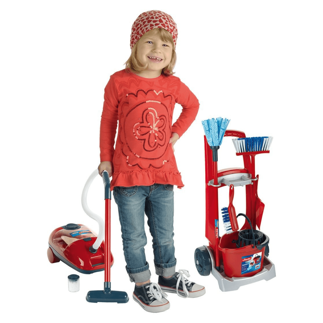 VILEDA JUNIOR CLEANING CART FOR KIDS - EUROPEAN HOUSE HOLD