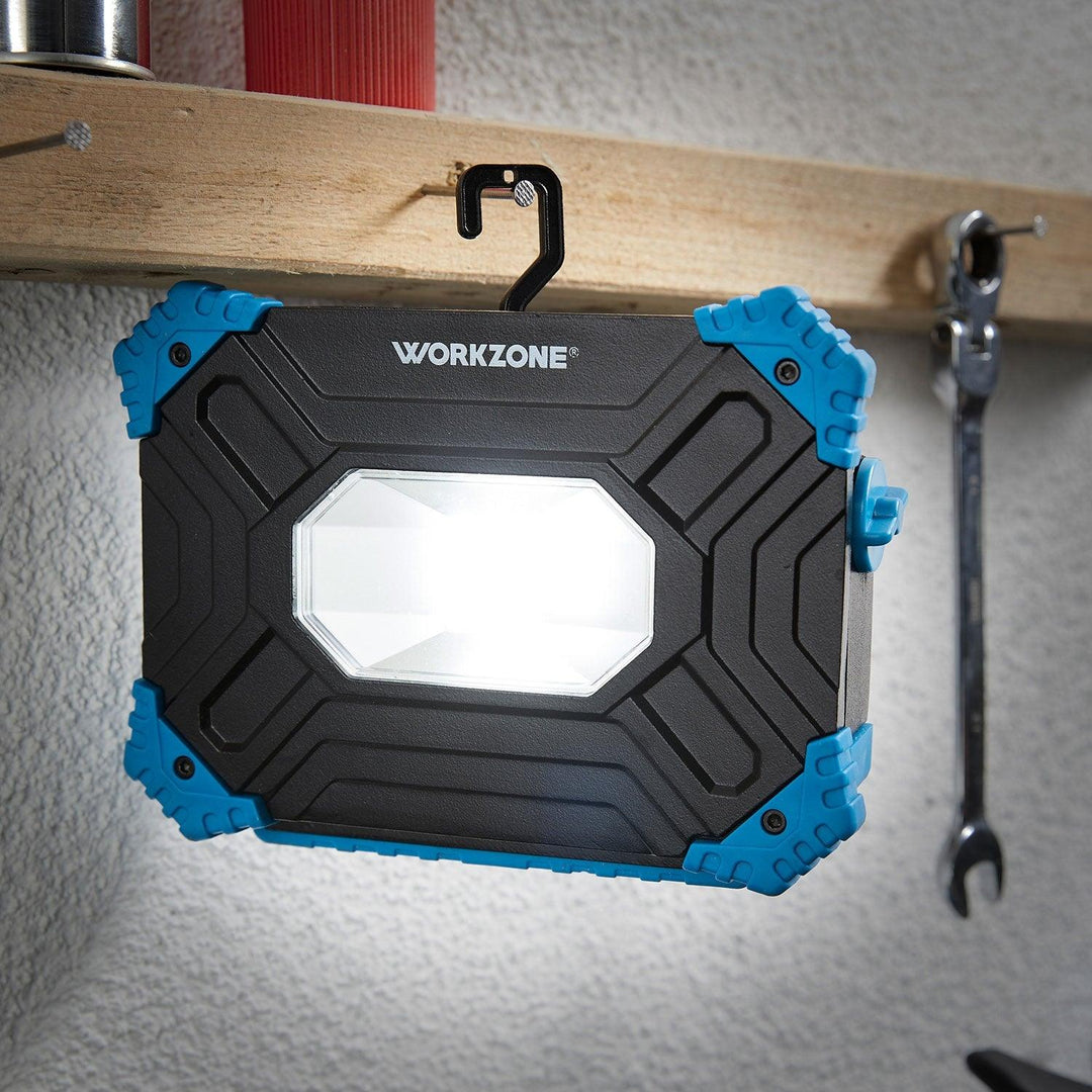 WORKZONE® Rechargeable LED work spotlight IP65