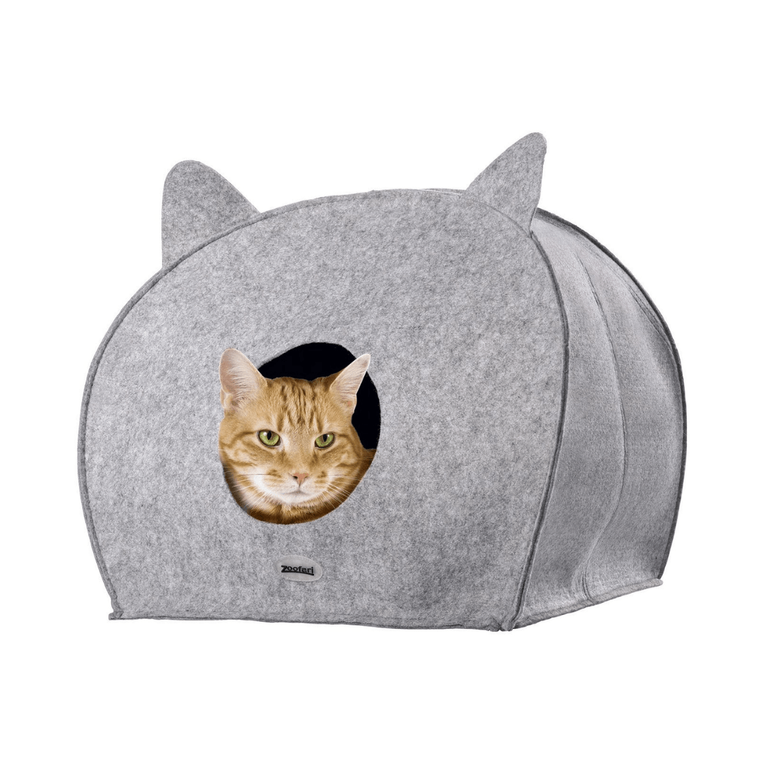 ZOOFARI CAT CAVE BED W51 X H46 X D41CM - EUROPEAN HOUSE HOLD