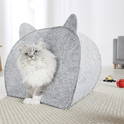 ZOOFARI CAT CAVE BED W51 X H46 X D41CM - EUROPEAN HOUSE HOLD